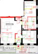 Grundriss - 3-Zimmer-Wohnung in Rhede zu vermieten