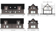 Kondringstr. Hausansicht - 3-Zimmer-Neubau-Doppelhaushälfte in Dingden zu vermieten