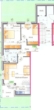 Grundriss Wohnung - 3 Zi. EG Neubau-Whg mit Terrasse und Garten im KFW-40-Haus