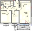 Grundriss - Moderne 3-Zimmer-Wohnung mit Balkon in Bocholt