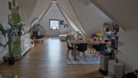 Wohnzimmer - 3-Zimmer Dachgeschoss-Wohnung in Dingden (Whg. 18)