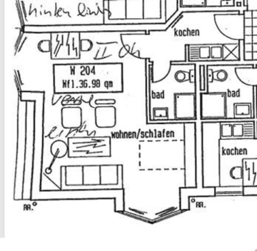 RESERVIERT! Helles 1-Zimmer-Apartment in Essen zu verkaufen - Grundriss (64730)