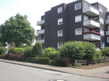 Renovierte Balkonwohnung im 1. OG mit Einbauküche, Keller und Gasheizung in Rhede – Heinestraße - Bild (63629)
